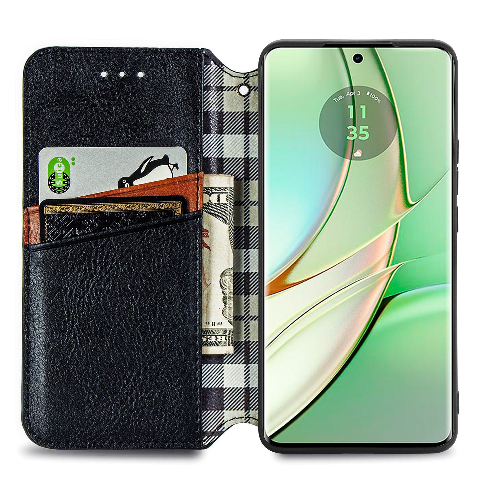 For Motorola Edge 40 5G Wallet Case Anti-Drop Imprinted Rhombus Leather Phone Cover For Motorola Edge 40 5G Wallet Case Anti-Drop Imprinted Rhombus Leather Phone Cover